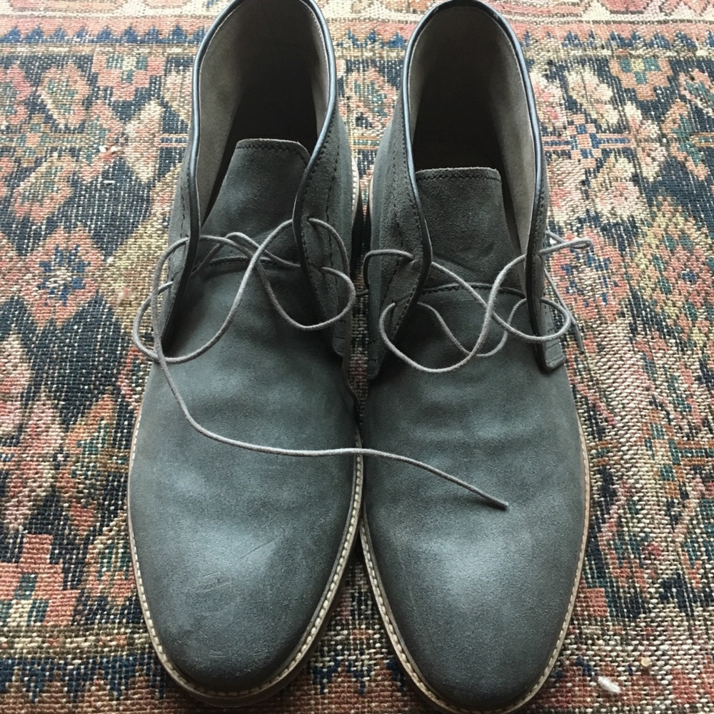 Grey Suede Chukka Boots